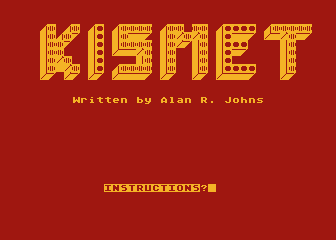 Kismet atari screenshot