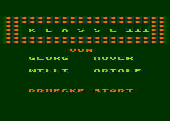 Klasse III atari screenshot