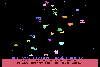 Klystron Raider atari screenshot