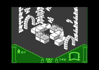 Knight Lore atari screenshot