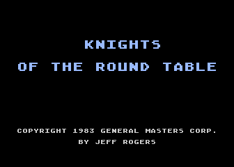 Knights of the Round Table atari screenshot