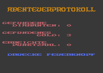 Königsdiamanten atari screenshot
