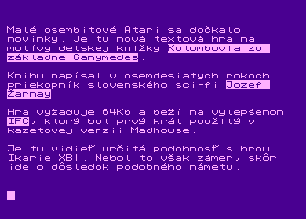 Kolumbovia atari screenshot