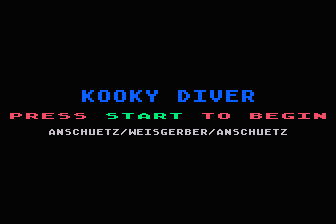 Kooky Diver atari screenshot