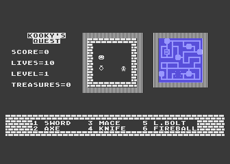 Kooky's Quest atari screenshot