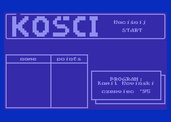 Kosci atari screenshot