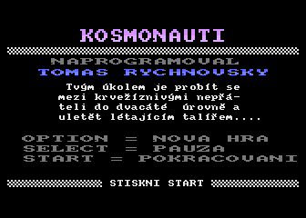 Kosmonauti atari screenshot