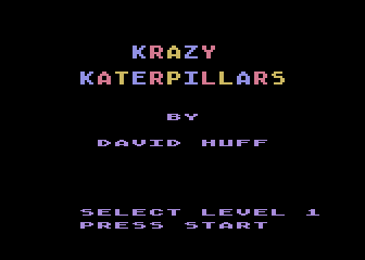 Krazy Katerpillars atari screenshot