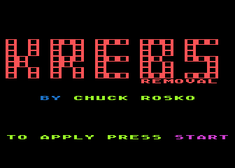 Krebs Removal atari screenshot
