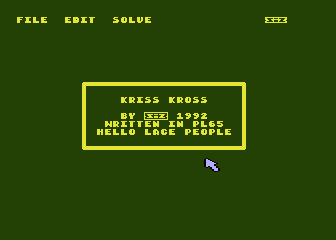 Kriss Kross atari screenshot