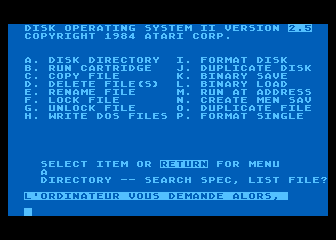 ABCD de l'Atari 130XE (L') atari screenshot