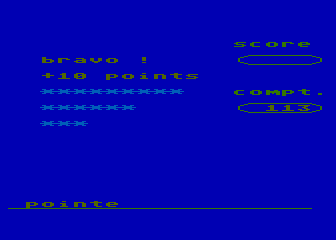 Chasse aux Fautes (La) / Course aux Hapax (La) atari screenshot