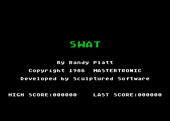 Los Angeles SWAT / Panther atari screenshot