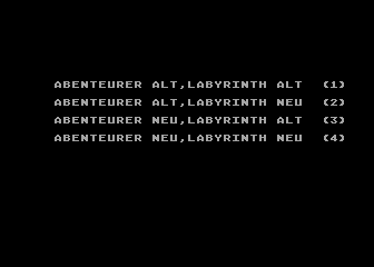 Labyrinth des Todes atari screenshot
