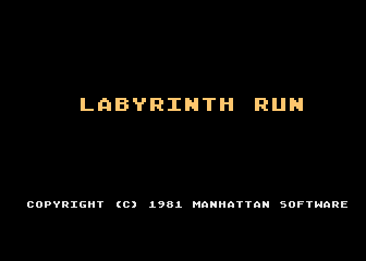 Labyrinth Run atari screenshot