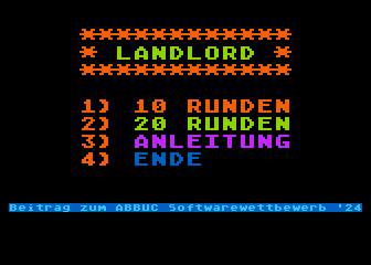 Landlord atari screenshot