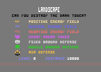 Landscape atari screenshot
