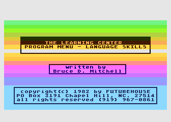 Language Skills atari screenshot