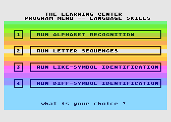 Language Skills atari screenshot
