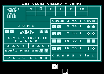 Las Vegas Casino atari screenshot