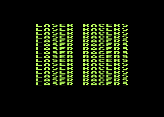 Laser Racers atari screenshot