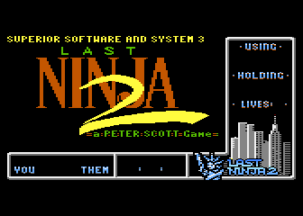 Last Ninja II atari screenshot