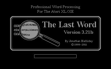 Last Word (The) atari screenshot