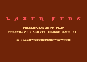 Lazer Feds atari screenshot