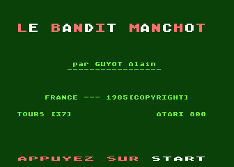 Bandit Manchot (Le) atari screenshot