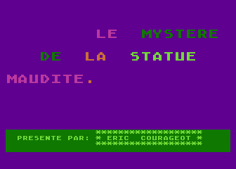 Mystère de la Statue Maudite (Le) — screenshot 1