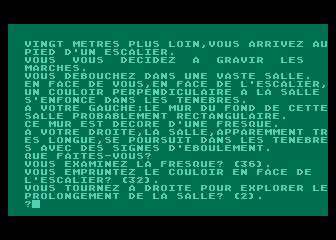 Mystère de la Statue Maudite (Le) atari screenshot