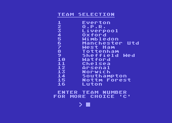 League Challenge atari screenshot
