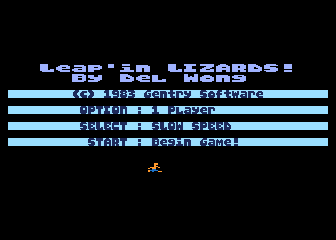 Leap'in Lizards! atari screenshot