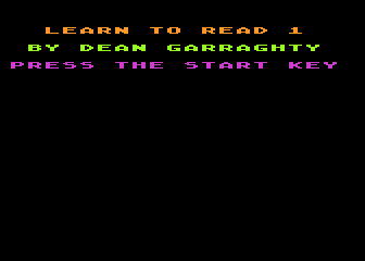 Learn to Read atari screenshot