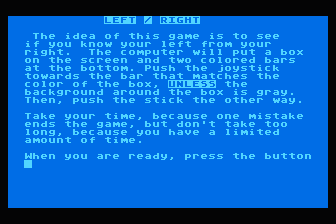 Left / Right atari screenshot