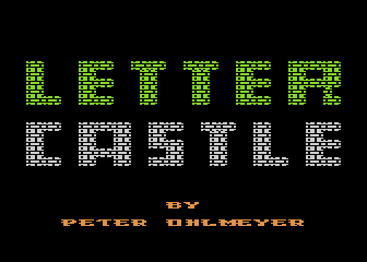 Letter Castle atari screenshot