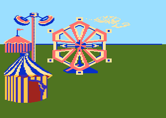 Sesame Street Letter-Go-Round atari screenshot