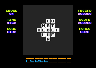 Letter Scrabble atari screenshot