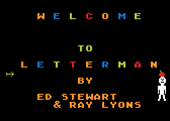 Letterman atari screenshot