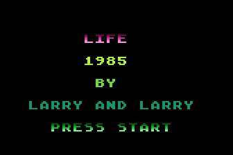 Life! atari screenshot