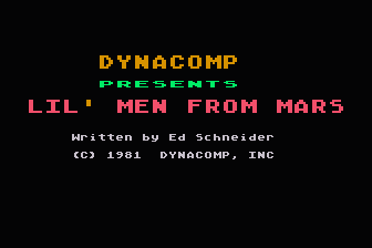 Lil' Men from Mars — screenshot 1
