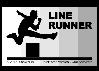 Line Runner atari screenshot