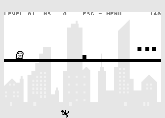 Line Runner atari screenshot