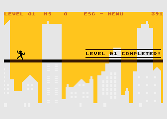 Line Runner atari screenshot