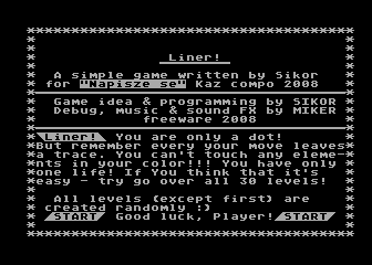 Liner! atari screenshot