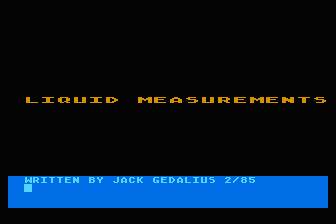 Liquid Measurements — screenshot 1