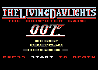 Living Daylights (The) atari screenshot