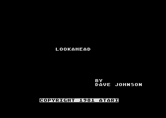 Lookahead atari screenshot