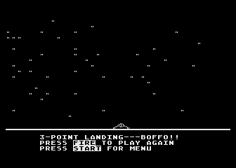 Loony Lander atari screenshot