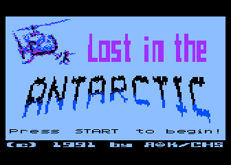 Lost in the Antarctic atari screenshot